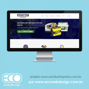 Imagem de  • Website institucional com catálogo de produtos • Autobat Baterias - Baterias em São José do Rio Preto - Melhores Marcas com disk Entrega.