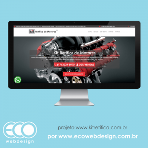 Imagem de  • Website principais serviços e departamento de vendas -  Kit Retifica de Motores 