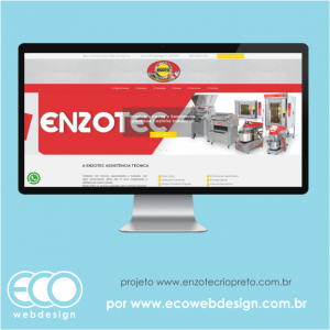 Imagem de  • Site institucional para empresa de manutenção de máquinas gastronômicas industriais - Enzotec Assistência Técnica.