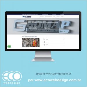 Imagem de  • Site institucional para empresa que oferecere serviços e produtos no mercado de engenharia civil - Gomap.