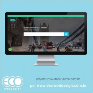 Imagem de  • Site institucional para empresa de viagens com foco no Brasil - Ideas Turismo.
