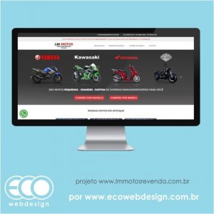 Imagem de  • Site institucional para empresa de compra, venda e troca de motos - LM Motos Revenda.