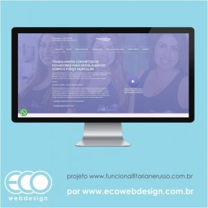 Imagem de  • Site institucional para studio de treinamento físico com foco no corpo feminino - Funcional Fit Pilates.