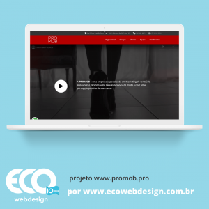 Imagem de  • Site institucional para empresa especializada em marketing de conteúdo para médias e pequenas empresas - PROMOB