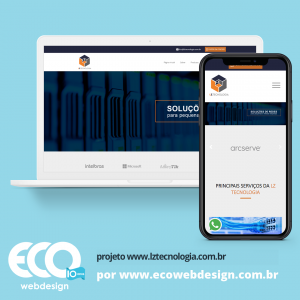 Imagem de  • Site institucional para empresa especializada em infraestrutura de redes e segurança - LZ Tecnologia