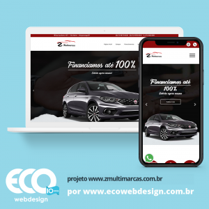 Imagem de  • Site institucional para empresa especializada em venda de veículos - Z Multimarcas