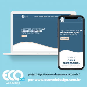 Imagem de    • Site institucional para empresa especializada em ajudar empresários e autônomos a escolherem bons fornecedores - Oasis Empresarial