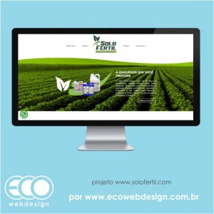 Imagem de  • Site institucional para empresa de fertilizantes no ramo agropecuário - Solo Fertil Nutrição Foliar.