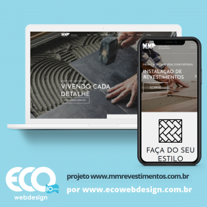 Imagem de  • Site institucinal para empresa Especializada em aplicação de pisos e revestimentos. - MM Revestimentos