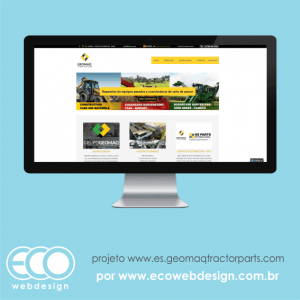 Imagem de  • Site Institucional da Tractor Parts [Espanhol] • Grupo Geomaq