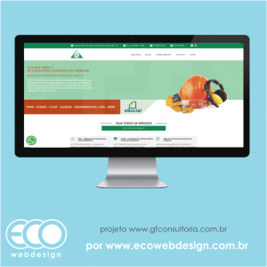 Imagem de  • Site institucional de empresa de consultorias diversas - GF Consultoria.