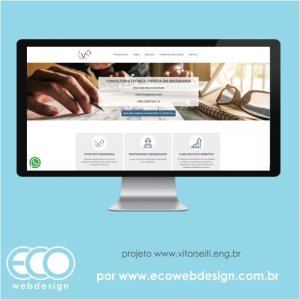 Imagem de  • Site institucional para empresa que oferece serviços no ramo de engenharia civil e contruções - Vitor Seiti Engenharia.
