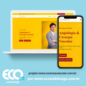 Imagem de  • Site institucional para cirurgião vascular. - Cocenza Vascular