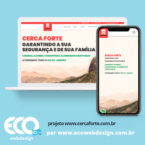 Imagem de  • Site institucional para empresa especializada em instalação de equipamentos de proteção. - Cerca Forte