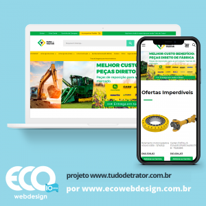 Imagem de  • Criação de loja virtual para empresa de vendas de peças de tratores e maquinários agrícolas - Tudo de Trator