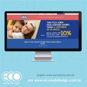 Imagem de  • Website Institucional da • Escola CRIS • Educação Infantil e Fundamental.