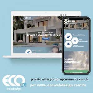 Imagem de  • Site institucional para empresa que oferece soluções no ramo de seguros e consórcios. - Porto Map Seguros
