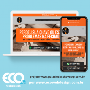 Imagem de  • Site institucional para empresa que oferece serviços de chaveiro. - Palácio das Chaves 
