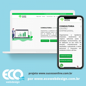 Imagem de  • Site institucional para empresa de consultoria e gestão empresarial. - Sucess online