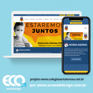 Imagem de  • Site institucional para escola de ensino infantil ao ensino médio. - Colégio Santa Teresa