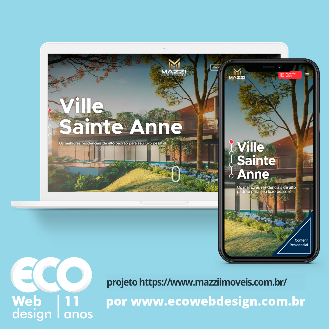 Imagem de      • Site institucional para empresa especializada em imóveis de todos padraoes.- Mazzi Imoveis