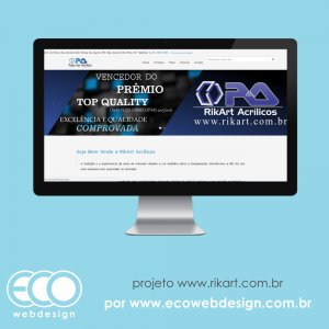 Imagem de  • Site para exposição dos seus produtos • RikArt Acrílicos - Tudo em Acrílico, Decoração, Cadeiras, Expositores, Púlpitos, Pet Shop, Troféus, Mesas, Luminárias, Display, Prateleiras, Urnas, Lembrancinhas, Shopping