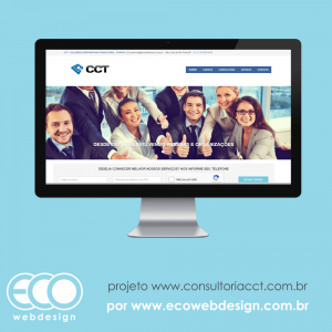 Imagem de  • Website para apresentação dos serviços de consultaoria da empresa • Consultoria CCT - Soluções Corporativas, Consultoria e Cursos