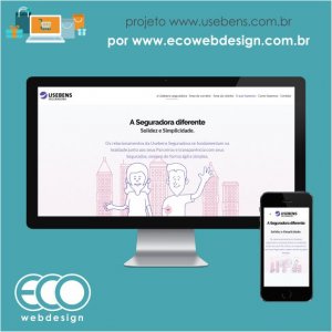 Imagem de • Website integrado com sistema de gerenciamento do cliente • Usebens Seguradora