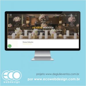 Imagem de  • Site institucional para eventos sociais, corporativos e culturais -  De Giuli Eventos.