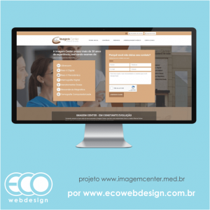 Imagem de  • Site institucional para clínica de diagnósticos de exames por imagem - Imagem Center.