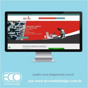 Imagem de  • Site institucional para empresa fornecedora de equipamentos e insumos para laboratórios - Diagnóstica Pró Vida