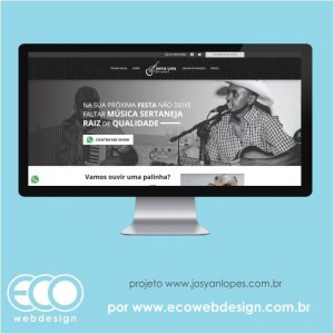 Imagem de  • Site de divulgação para cantor e compositor no ramo de eventos - Josyan Lopes