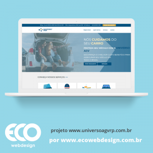 Imagem de  • Site institucional para empresa de seguro de veículos - Universo AGV