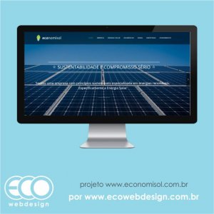 Imagem de  • Website institucional execução e manutenção de placas voltaicas • Economisol - Sustentabilidade e Compromisso.