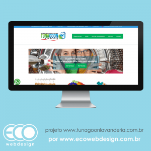 Imagem de  • Website Insticional -  Tunagoon Lavanderia - Sistema de Lavagem Ecológica de Excelência