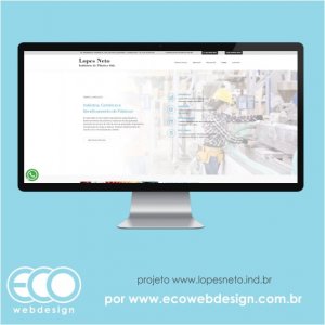 Imagem de  • Site institucional especializada no desenvolvimento de polímeros industriais -  Lopes Neto.