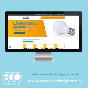 Imagem de  • Site institucional para empresa de venda de materiais elétricos - Eletro Líder