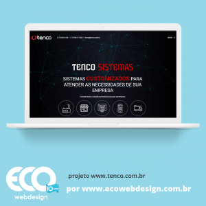 Imagem de  • Site institucional para empresa que oferece software, tecnologia e serviços customizados para outras empresas - Tenco Sistemas
