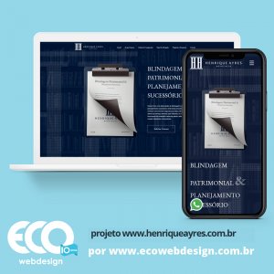 Imagem de  • Site institucional para empresa de Advocacia. - Henrique Ayres