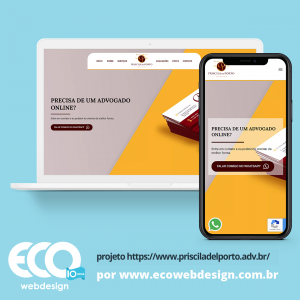 Imagem de  • Site institucional para advogada especializada em direito do trabalho - Priscila Del Porto