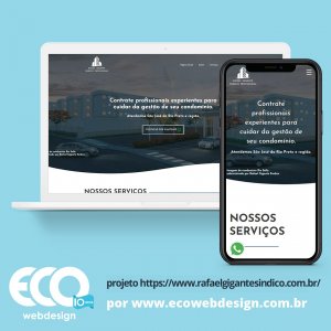 Imagem de   • Site institucional para empresa especializada em gestão condominial - Rafael Síndico
