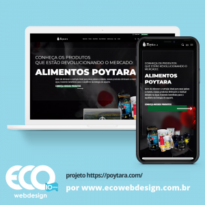 Imagem de    • Site institucional para empresa especializada em nutrição ideal para peixes e répteis - Poytara Alimentos